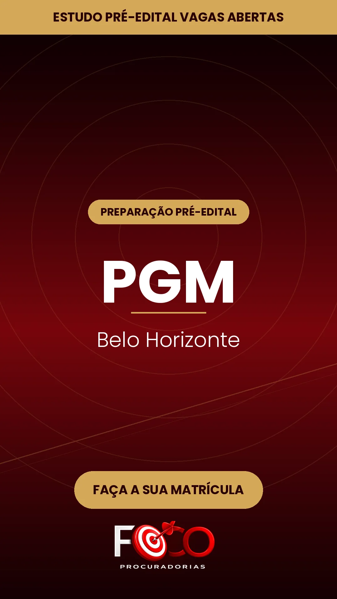 Preparação completa PGM Belo Horizonte