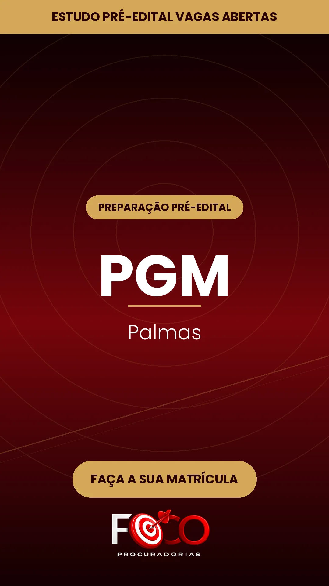Preparação completa PGM Palmas