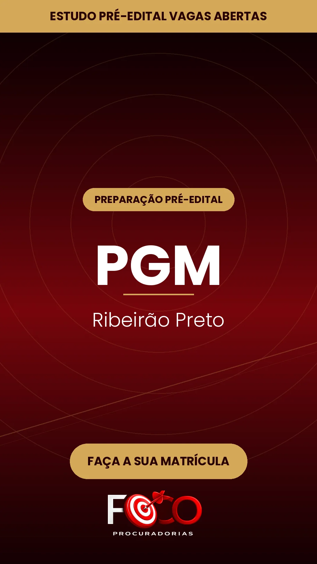 Preparação completa PGM Ribeirão Preto