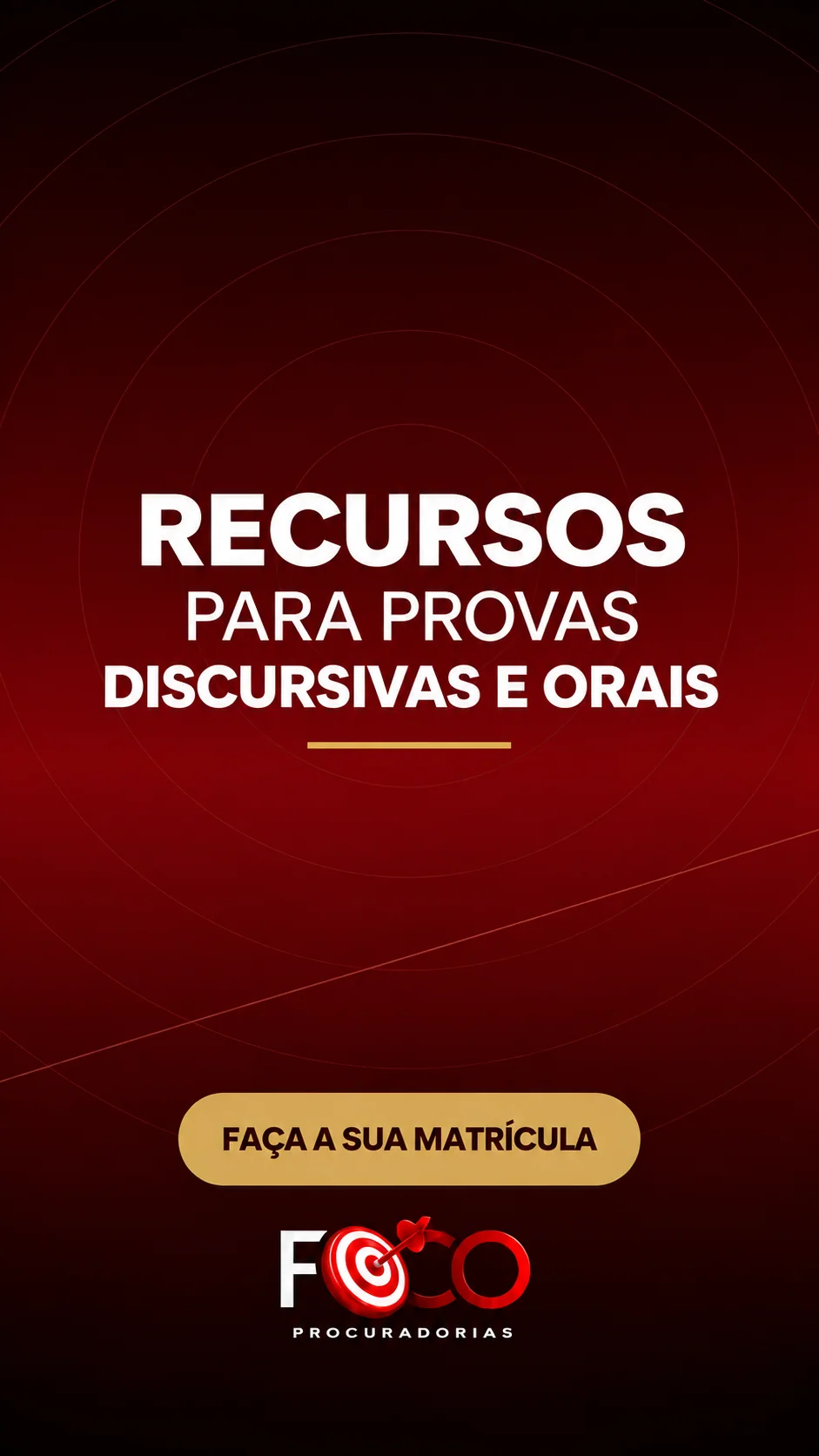 Recursos para provas discursivas e orais