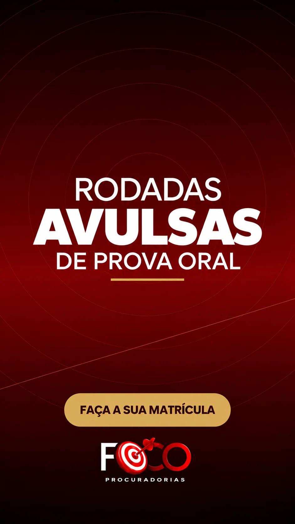 Rodadas avulsas de prova oral
