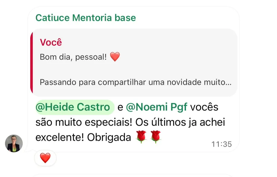 Mensagem de um aluno da Foco Procuradorias