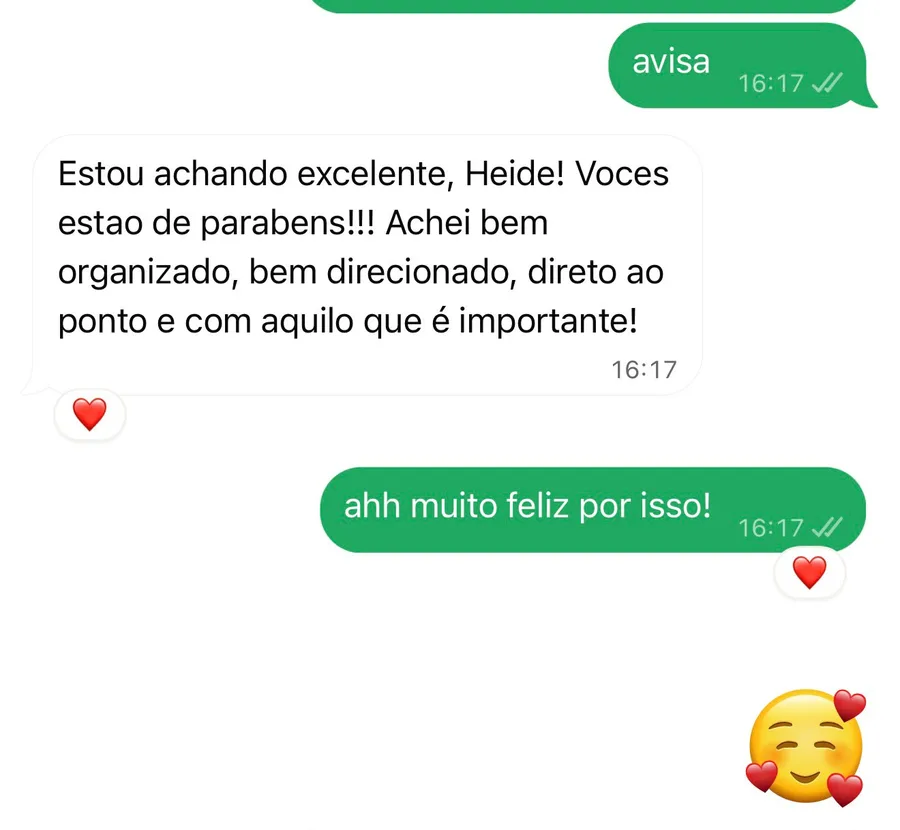 Mensagem de um aluno da Foco Procuradorias